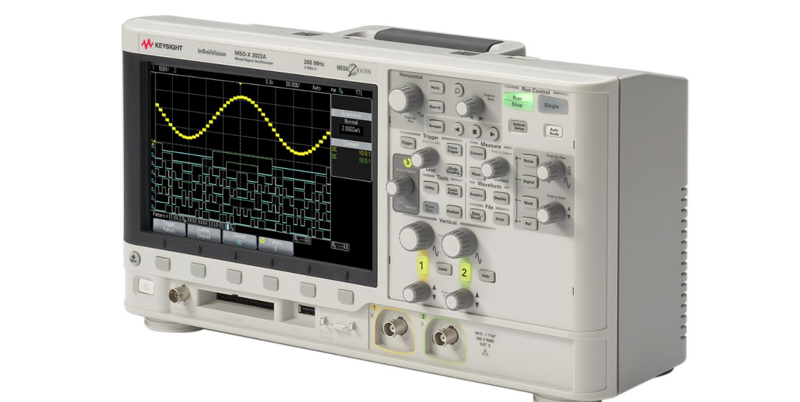 Keysight DSOX2022A осциллограф, 200 МГц, 2 канала