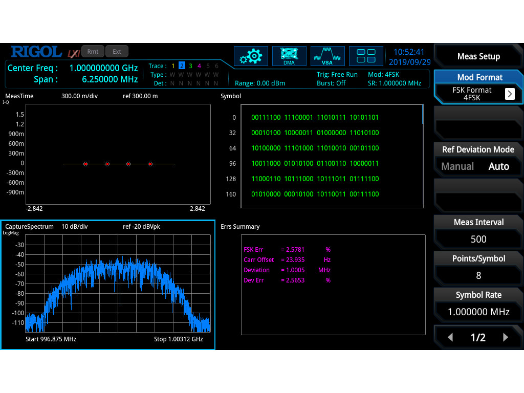 Rigol RSA3000E-ASK/FSK опция анализа модуляций ASK/FSK для RSA3000E