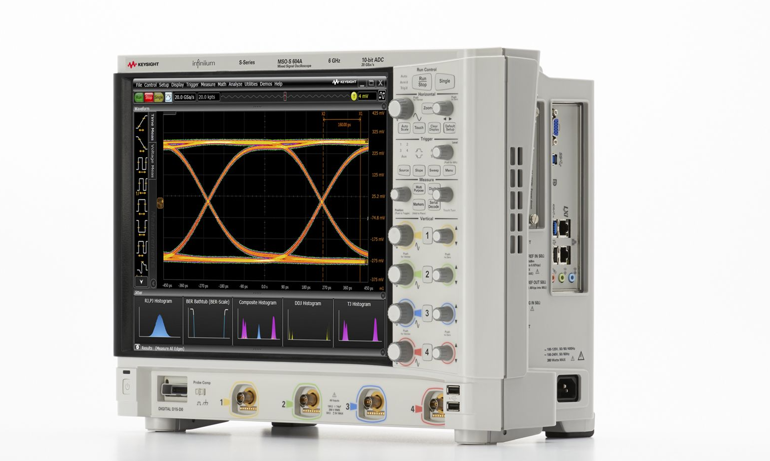 Осциллограф Infiniium S, 6 ГГц, 4 аналоговых + 16 цифровых каналов