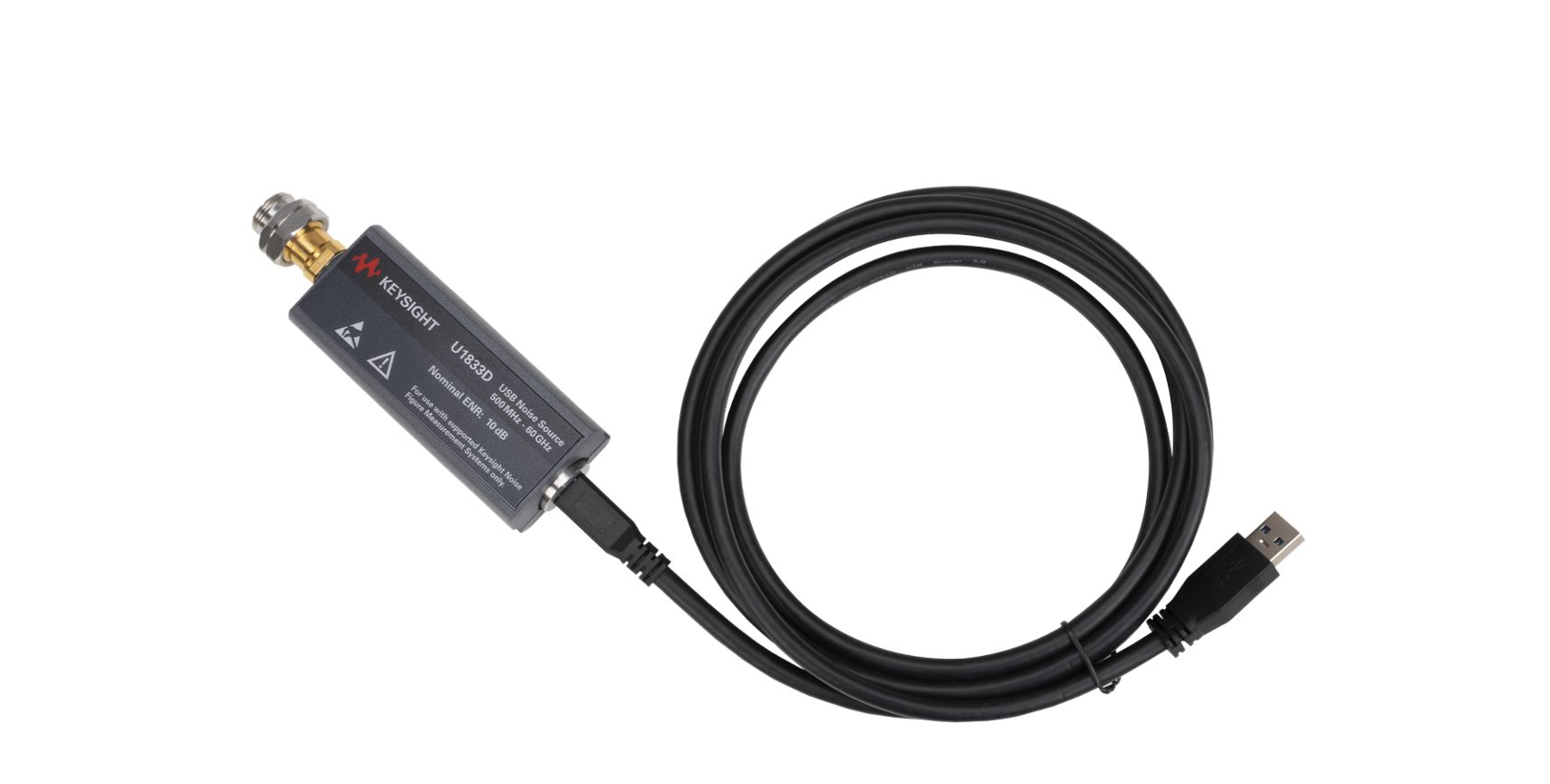 Keysight U1833D интеллектуальный USB-источник шума 500 МГц–60 ГГц, ENR 10 дБ