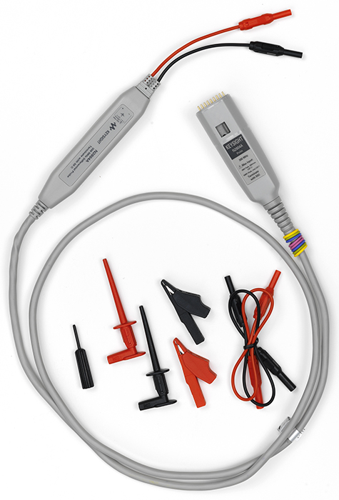 Keysight N2804A высоковольтный дифференциальный пробник, 300 МГц,± 300 В (DC+ пик AC), 100:1, 4-MΩ, 4 пФ