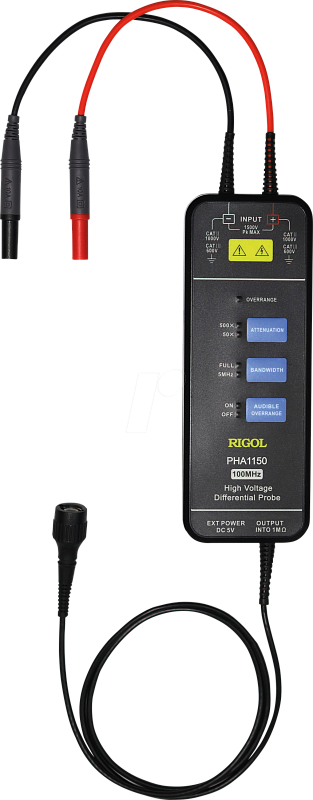 Rigol PHA1150 дифференциальный пробник высокого напряжения, DC-100 МГц, 1500 Впик