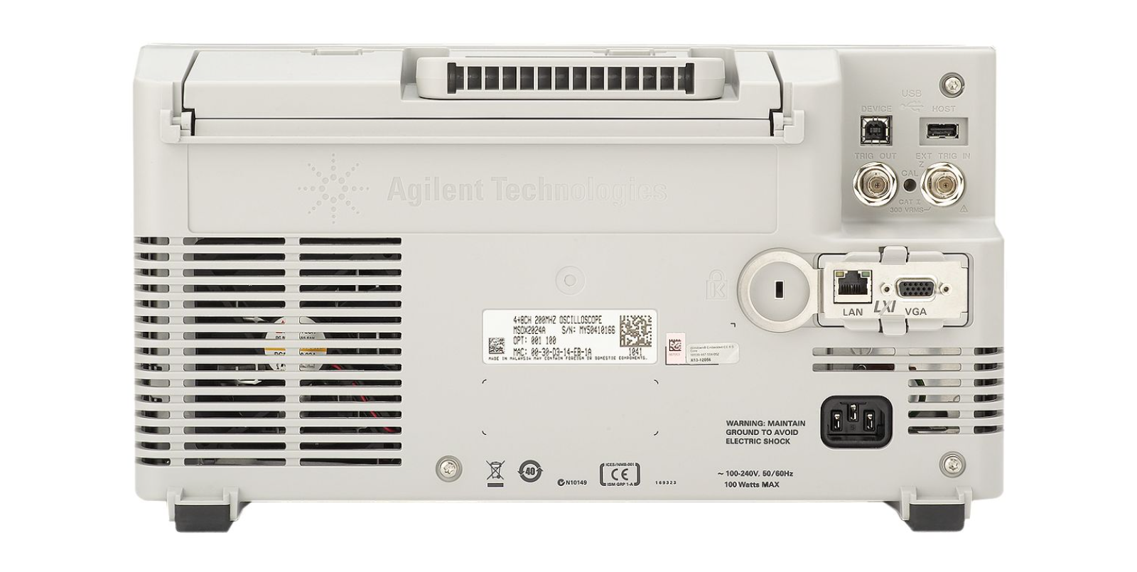 Keysight DSOX2022A осциллограф, 200 МГц, 2 канала