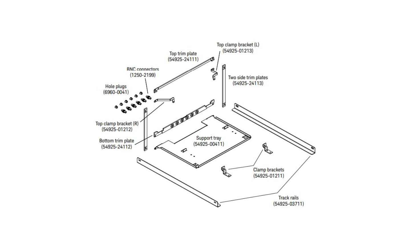 Keysight EXR2RACK комплект для монтажа в стойку