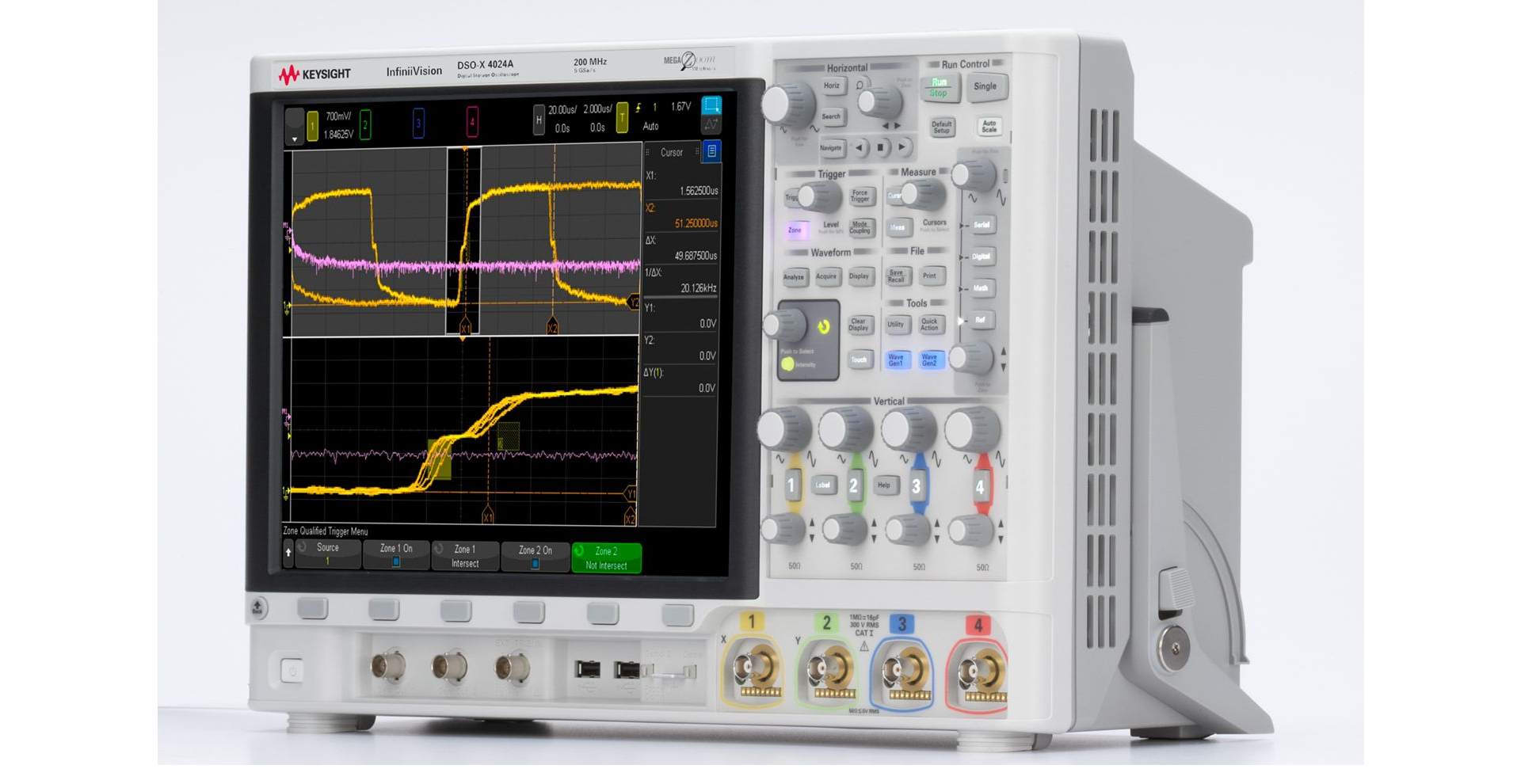 Keysight DSOX4034A осциллограф 350 МГц, 4 канала 