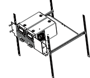 Rigol RM-2-DP700 комплект крепежа 2-х корпусов RIGOL DP700 в стойку 19”