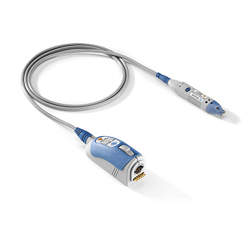 Rohde&Schwarz 1410.4715.02 активный широкополосный дифференциальный пробник: 1.0 ГГц, 1 МОм, с функцией ProbeMeter, микроотводом, включая внешний аттенюатор 10:1 (1 МОм,  60 V DC, 42.4 V AC (peak)), интерфейс Rohde & Schwarz